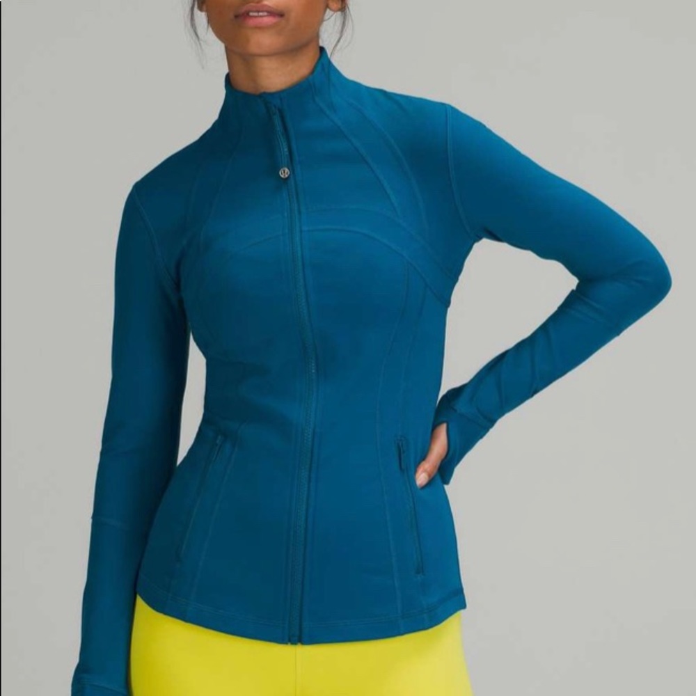 Lululemon Define Jacket 6 Luon Capri Blue NWOT